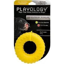 Frisco Cow Plush Squeaky Dog Toy & Playology Scented Dual Layer Ring Dog Toy -Pet Dog Supplies Shop 319488 PT4. AC SS1800 V1630619177