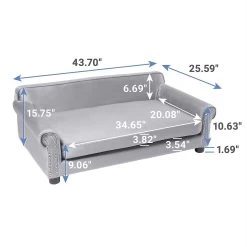 Frisco Sofa Pet Bed With Removable Cover & Frisco Eyelash Cat & Dog Blanket 11 Frisco Sofa Pet Bed With Removable Cover & Frisco Eyelash Cat & Dog Blanket -Pet Dog Supplies Shop 319504 PT2. AC SS1800 V1630626372