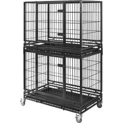 Frisco Ultimate Lightweight Heavy Duty Foldable & Stackable Steel Metal Single Door Dog Crate -Pet Dog Supplies Shop 326416 PT5. AC SS1800 V1646859692