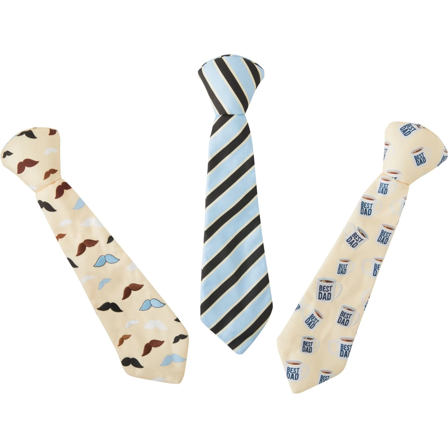 Frisco Ties Plush Dog Toy, 3 Count 1 Frisco Ties Plush Dog Toy, 3 Count