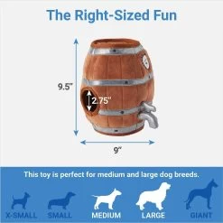 Frisco Beer & Keg Plush Squeaky Dog Toy, 4 Count -Pet Dog Supplies Shop 327047 PT2. AC SS1800 V1648563981