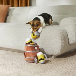 Frisco Beer & Keg Plush Squeaky Dog Toy, 4 Count -Pet Dog Supplies Shop 327047 PT3. AC SS1800 V1648667317
