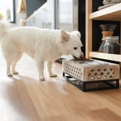 Frisco Premium Wood Elevated Stainless Steel Double Diner Dog & Cat Bowl, 3 Cup 7 Frisco Premium Wood Elevated Stainless Steel Double Diner Dog & Cat Bowl, 3 Cup -Pet Dog Supplies Shop 331507 PT2. AC SS1800 V1657656894