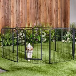 Frisco Ultimate Outdoor Lightweight Heavy Duty Steel Metal Playpen