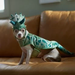 Frisco Triceratops Dog & Cat Costume -Pet Dog Supplies Shop 335093 PT7. AC SS1800 V1657659565