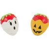 Frisco Halloween Chocolate Covered Strawberries Latex Squeaky Dog Toy