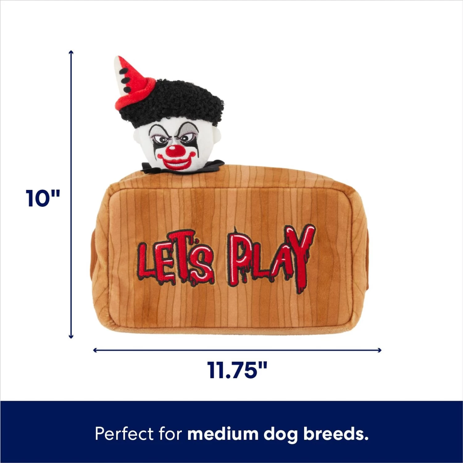 Frisco Halloween Scary Toy Box Hide & Seek Puzzle Plush Squeaky Dog Toy 2 Frisco Halloween Scary Toy Box Hide & Seek Puzzle Plush Squeaky Dog Toy - Image 2