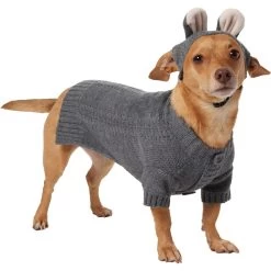 Frisco Bunny Hooded Dog & Cat Sweater -Pet Dog Supplies Shop 353571 PT2. AC SS1800 V1659006936