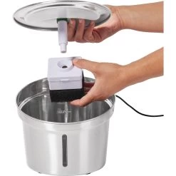 Frisco Stainless Steel Cactus & Leaf Dog & Cat Fountain -Pet Dog Supplies Shop 355814 PT3. AC SS1800 V1665173922