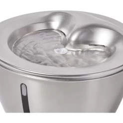 Frisco Stainless Steel Heart Dog & Cat Fountain -Pet Dog Supplies Shop 355816 PT2. AC SS1800 V1665174561