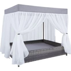 Frisco Outdoor Wicker Canopy Dog Bed 7 Frisco Outdoor Wicker Canopy Dog Bed -Pet Dog Supplies Shop 356071 PT2. AC SS1800 V1651003892