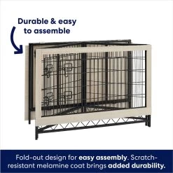 Frisco Easy Set-Up Wood Furniture Style Dog Crates 12 Frisco Easy Set-Up Wood Furniture Style Dog Crates -Pet Dog Supplies Shop 363840 PT3. AC SS1800 V1685459481