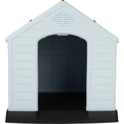 Frisco Plastic Outdoor Dog House With Elevated Platform -Pet Dog Supplies Shop 370363 PT4. AC SS1800 V1659994338