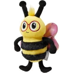 Frisco Valentine Love Buzz Bee Plush Squeaky Dog Toy