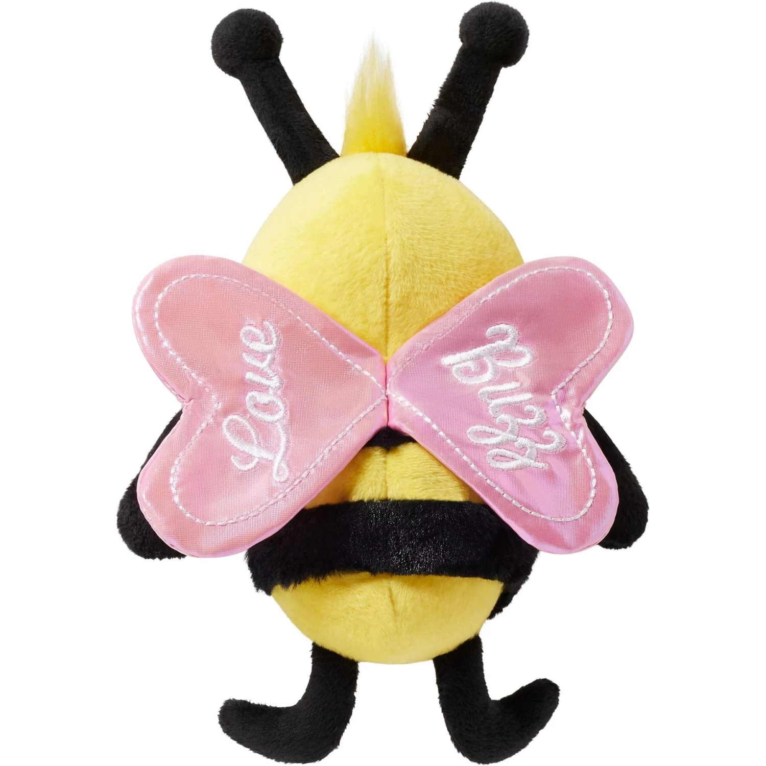 Frisco Valentine Love Buzz Bee Plush Squeaky Dog Toy 3 Frisco Valentine Love Buzz Bee Plush Squeaky Dog Toy - Image 3