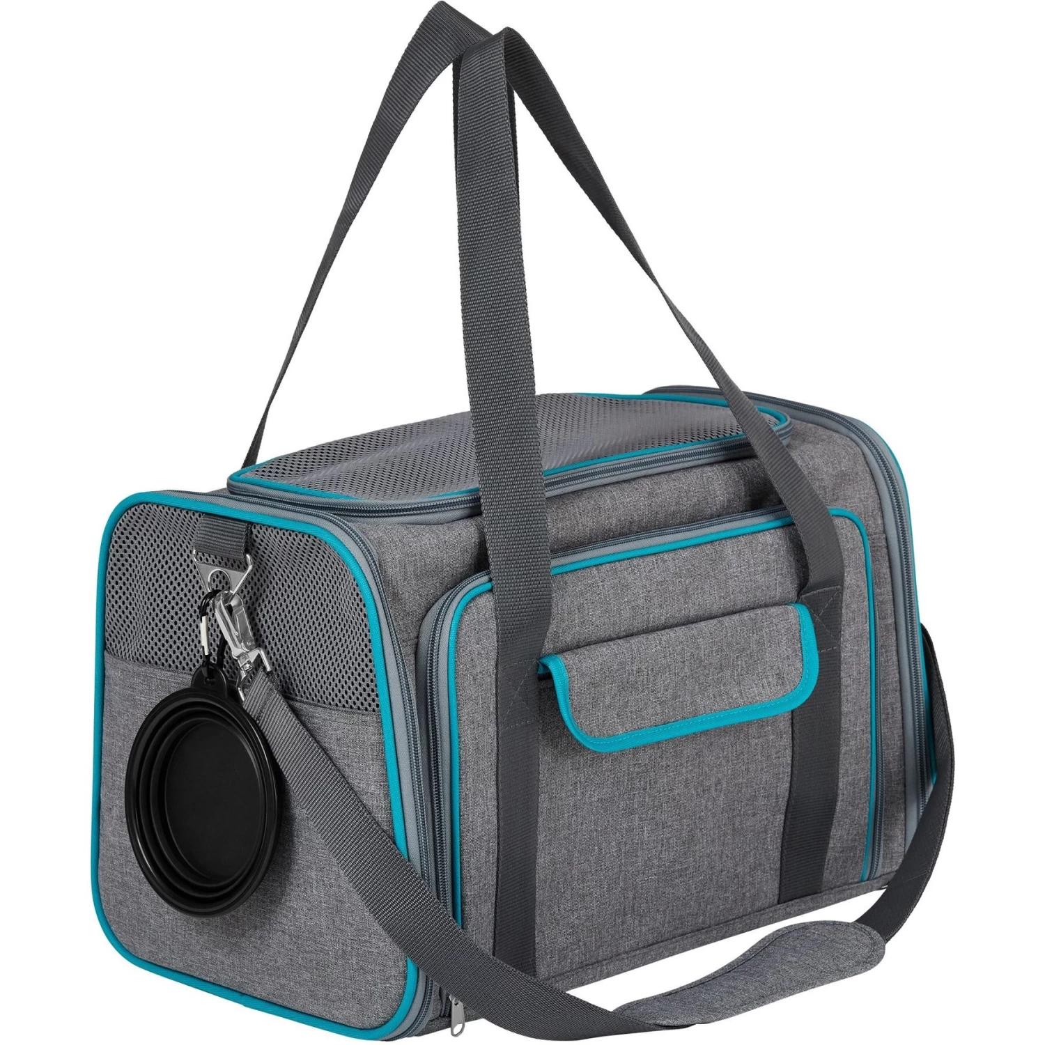 Frisco Single Soft Sided Expandable Airline Approved Dog & Cat Carrier 4 Frisco Single Soft Sided Expandable Airline Approved Dog & Cat Carrier - Image 4