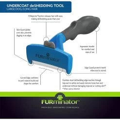 FURminator Long Hair Dog Deshedding Tool & Frisco Shed Reducing Waterless Grooming Wipes For Dogs & Cats, 50 Count -Pet Dog Supplies Shop 575134 PT4. AC SS1800 V1657660396