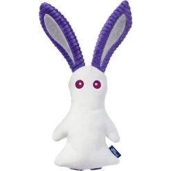 Frisco Halloween Bunny Ghost Plush Squeaky Dog Toy