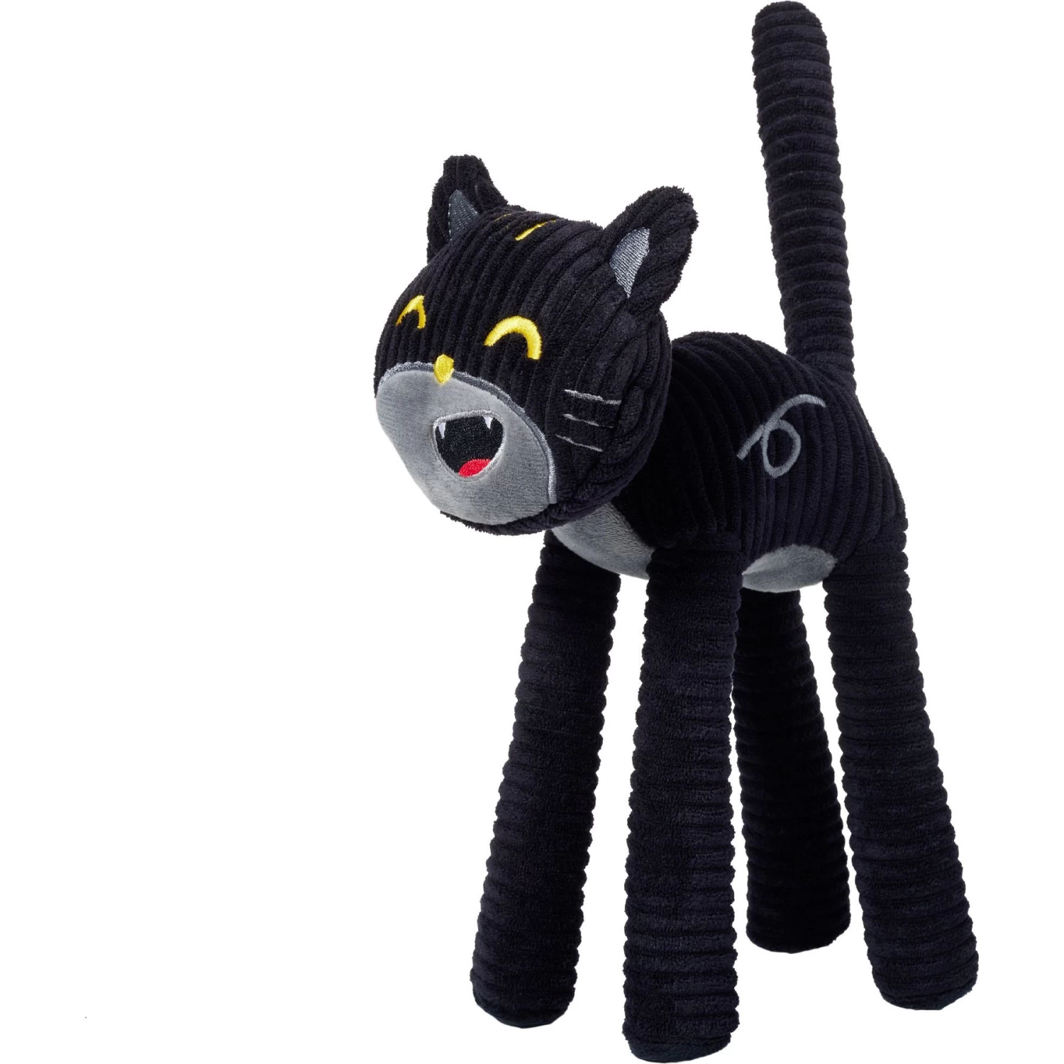 Frisco Halloween Cutie Black Cat Plush Squeaky Dog Toy 1 Frisco Halloween Cutie Black Cat Plush Squeaky Dog Toy