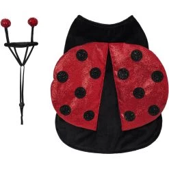 Frisco Glittered Ladybug Dog & Cat Costume -Pet Dog Supplies Shop 708254 PT4. AC SS1800 V1689351051