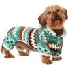Frisco Fairisle Cozy Plush Fleece Dog & Cat PJs, Green