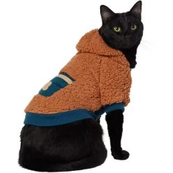 Frisco Wubby Textured Fleece Dog & Cat Hoodie W/ Pocket -Pet Dog Supplies Shop 742510 PT2. AC SS1800 V1692203513