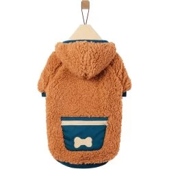 Frisco Wubby Textured Fleece Dog & Cat Hoodie W/ Pocket -Pet Dog Supplies Shop 742510 PT3. AC SS1800 V1692377818