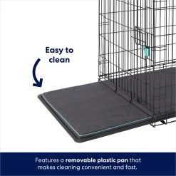 Frisco Heavy Duty Enhanced Lock Double Door Fold & Carry Wire Dog Crate & Mat Kit & MidWest Quiet Time Fleece Dog Crate Mat -Pet Dog Supplies Shop 947398 PT4. AC SS1800 V1693601869