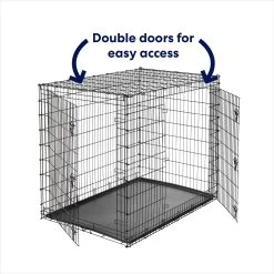 Frisco XX-Large Heavy Duty Double Door Wire Dog Crate, 54 Inch -Pet Dog Supplies Shop 97489 PT3. AC SS1800 V1667228484